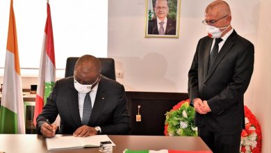 Hamed Bakayoko à L'ambassade Du Liban